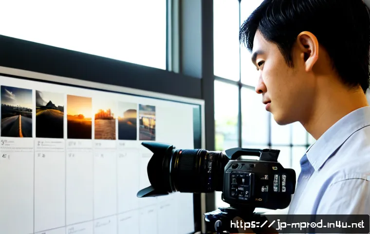 미디어 프로듀서 경력자가 조언하는 성공 전략 - Photorealistic media producer mentoring a young creative professional in a modern Tokyo production s...